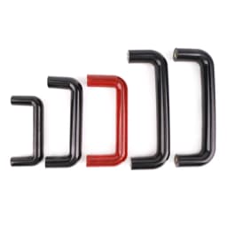 1/3Pcs Elliptical Rubber Wood Red/Black Cabinet Door Handles Drawer Knobs Home Improvement Furniture Handle Hardware Accessories