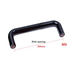 1/3Pcs Elliptical Rubber Wood Red/Black Cabinet Door Handles Drawer Knobs Home Improvement Furniture Handle Hardware Accessories