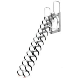 Home Multifunctional Furniture Invisible Folding Ladder Indoor Outdoor Telescopic Stairs Aluminum Alloy Thickened Ladders