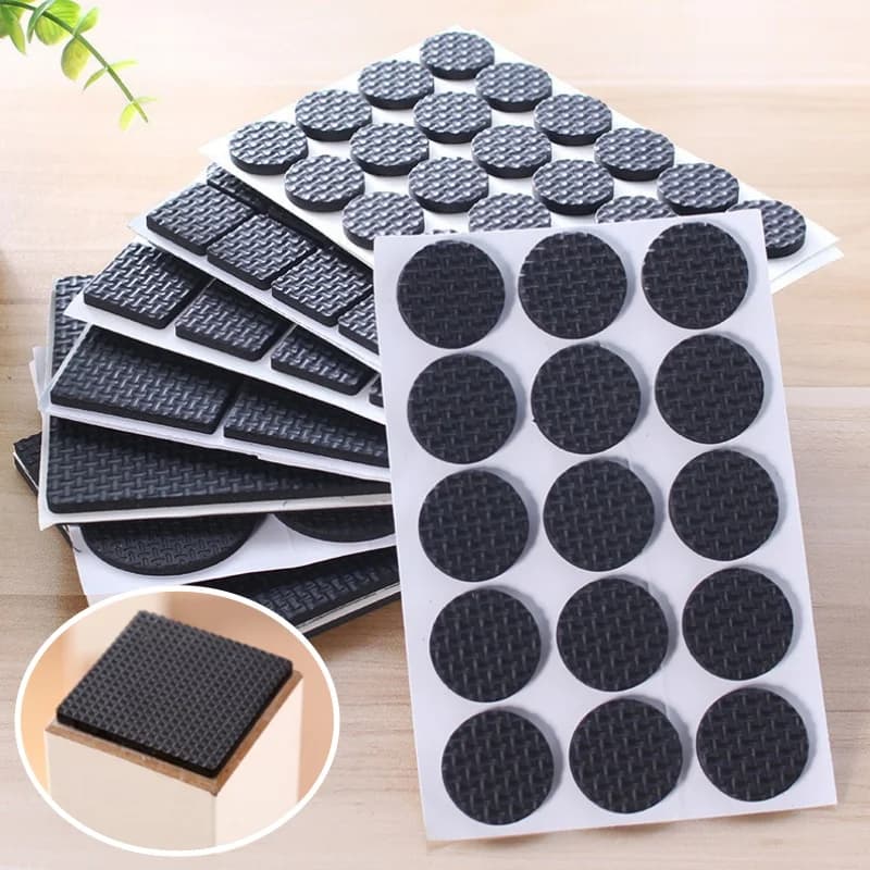 Self Adhesive Furniture Leg Feet Protector Pad Chair Leg Pad Anti-Skid Scratch DIY Resistant Furniture Feet Floor Protector Pads
