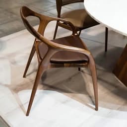 Cadeira Relaxing Dining Chairs Design Individual Armchair Luxury Vintage Modern Home Dining Chairs Wooden Furniture AB50CY