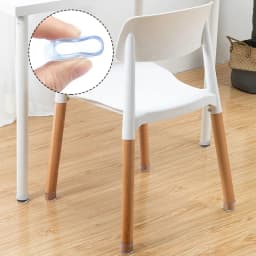 16PCS Silicone Chair Leg Pad Transparency Furniture Legs Table End Plug PVC Silent Anti-slip Floor Protection Cap Foot Cover