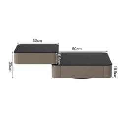 Minimalist Aesthetic Coffee Table French Trendy Elegant Organizer Drawer Coffee Table Cool Eclectic Table Basse Salon Furniture