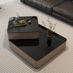 Minimalist Aesthetic Coffee Table French Trendy Elegant Organizer Drawer Coffee Table Cool Eclectic Table Basse Salon Furniture