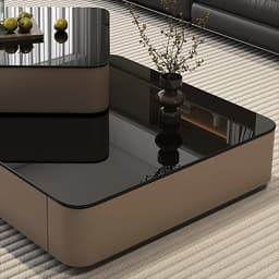 Minimalist Aesthetic Coffee Table French Trendy Elegant Organizer Drawer Coffee Table Cool Eclectic Table Basse Salon Furniture