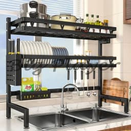 Kitchen Sink Shelf Countertop Dish Storage Rack Multifunctional Dishwasher Sink Dish Rack Drain Rack Household Storage Kitchen