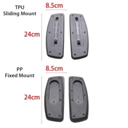 Replacement Armrest Arm Pads with Mounting Hole Easy Installation Water Resistant Desk Chair Arm Pads Gaming Chair Parts