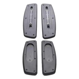 Replacement Armrest Arm Pads with Mounting Hole Easy Installation Water Resistant Desk Chair Arm Pads Gaming Chair Parts