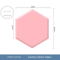 Hexagon Adhesive Bed Headboard Nordic Style Kids Room Decor Head Board 90 135 145 150 160cm Cabecero Cama Tete De Lit Wall Panel