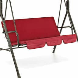3-Seater Outdoor Swing Chair Canopies Seat Cushion Cover Waterproof Replacement For Garden Yard Furniture Cloth Hood No Frame