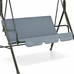3-Seater Outdoor Swing Chair Canopies Seat Cushion Cover Waterproof Replacement For Garden Yard Furniture Cloth Hood No Frame