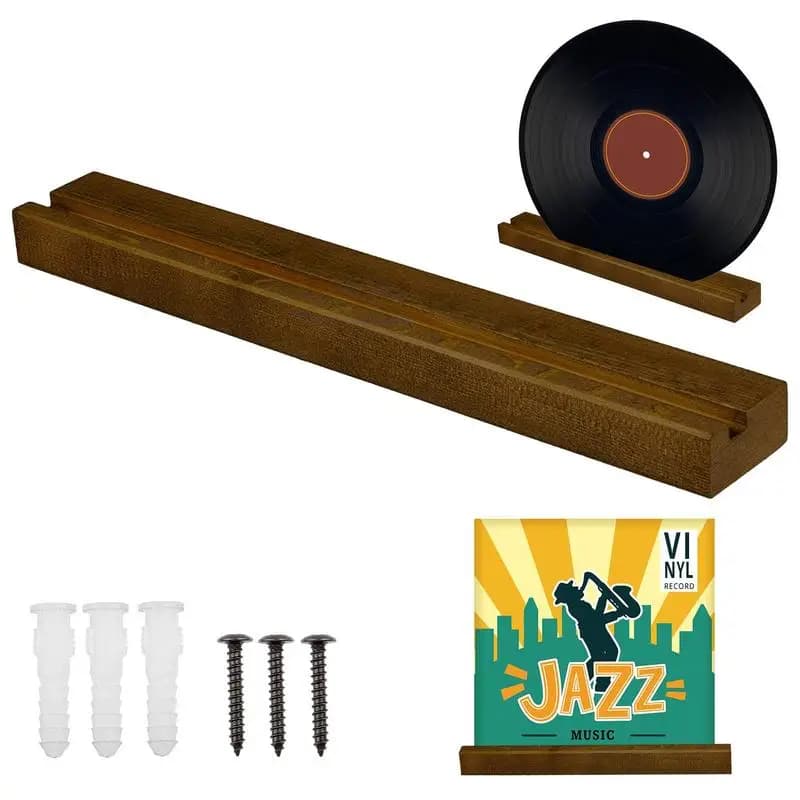 Vinyl Record Shelf Wall Holder Acrylic Record Display Shelf Wall Mount Display Shelf Record Mount Album LP Display