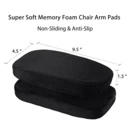 Forearms Support Covers Chair Armrest Pad Office Memory Foam Relief Pressure Home Ergonomic Anti Slip Cushion Soft Elbow Pillows