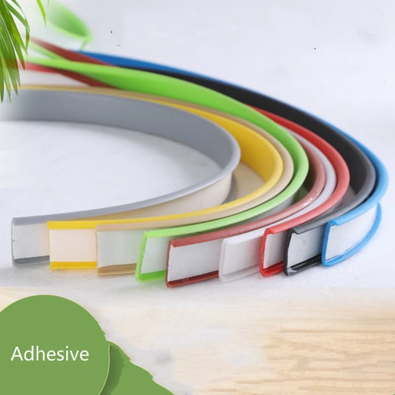 5MM 9MM 14MM 16MM 18MM 22MM 30MM 36MM Adhesive U Edge Furniture Soft TPE Edgeband Desk Cabinet wardrobe decoration home decor