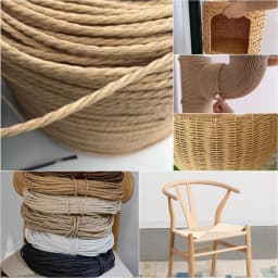 Genuine Danish Paper Cord 4mm 4.5mm Original Danish Paper Rope 500g Surface Waterproof Y Chair Furniture Material