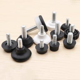 8pc/pack Height Adjustable Leveling Chair Leg Feet Furniture Mat Screw-in Base Sofa Bed Cabinet Table Floor Protector