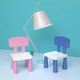 Cute DIY Assembly Children Stools Multi-purpose Kindergarten Backrest Chair, Anti-slip Dinner Seat Stool, Kids Drawing Footstool