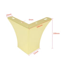4pcs/set Furniture Legs Iron Furniture Feet Metal Sofa Legs Replacement Sofa Coffee Table Cupboard Cabinet TV Stand Feet