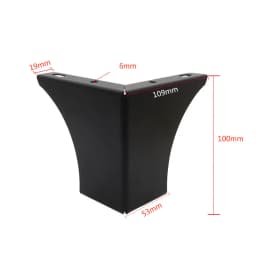 4pcs/set Furniture Legs Iron Furniture Feet Metal Sofa Legs Replacement Sofa Coffee Table Cupboard Cabinet TV Stand Feet