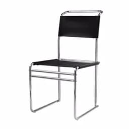 MOMO Bauhaus Mr. Chair Stainless Steel Middle Dining Chair Modern Simple Office Chair Back Chair Minimalist Nordic