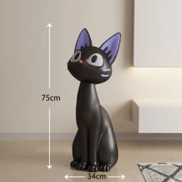Art, Black Cat, Living Room, TV Cabinet, Sofa, Side, Large, Floor, Decoration, Moving, Opening, Gifts, Ornaments