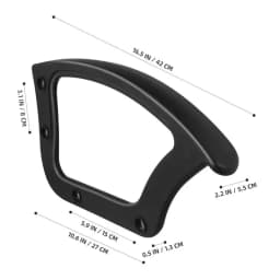 2pcs Replacement Office Chair Arm Surrounding Rings Office Chair Arm Circles Rack Plastic Office Gaming Arm Rest Accessories NEW