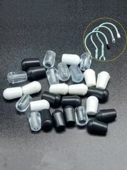 10/20/50PCS PVC Soft Rubber Sleeve Cable Wire Waterproof Cover Steel Pipe End Cap Thread Protection Caps Coat Hanger Protective