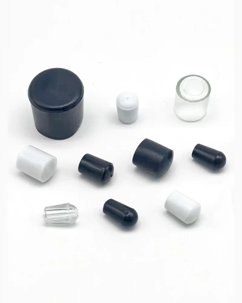 10/20/50PCS PVC Soft Rubber Sleeve Cable Wire Waterproof Cover Steel Pipe End Cap Thread Protection Caps Coat Hanger Protective