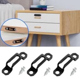 12/20pcs invisible 2-in-1 connectors with screws, suitable for cabinet, wardrobe components, furniture combination fasteners