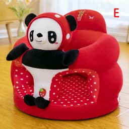 Baby Sitting Chair High Quality Cover Cute Animal Shaped Plush Sofa Case Infants Learning Support Seat Cushion