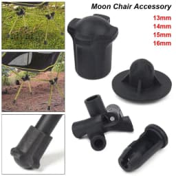 1Set Universal Protectors Plug Connector Moon Chair Leg Covers Anti-slip Wear-resistant Camping Anti-sag Ball Foot Covers