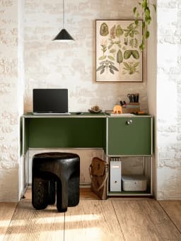 Modern Modular Metal Desk with Storage Cabinet Standing Desk Office Desk Computer Table Room Desks