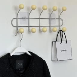 Entrance Hall Wall Coat Racks Bedroom Clothing Storage Hanger Rack Hooks Portable Backpack Cap Scarf Clothes Organizer Hangers