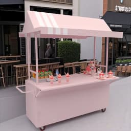 Mobile Market Shopping Mall Outdoor Night Market Stall Internet Celebrity Snack Trolley