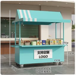 Mobile Market Shopping Mall Outdoor Night Market Stall Internet Celebrity Snack Trolley