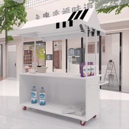 Mobile Market Shopping Mall Outdoor Night Market Stall Internet Celebrity Snack Trolley