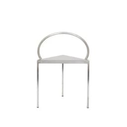 MOMO Modern Simple Celebrity Triangle Metal Circle Stool Indoor Art Dining Chair Personality B&B Creative Iron Furniture