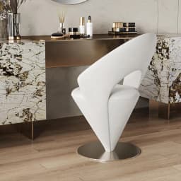 Italian Light Luxury High-end Dressing Stool Girls Bedroom Special Dressing Stool Designer Creative Cream Style Princess Chair