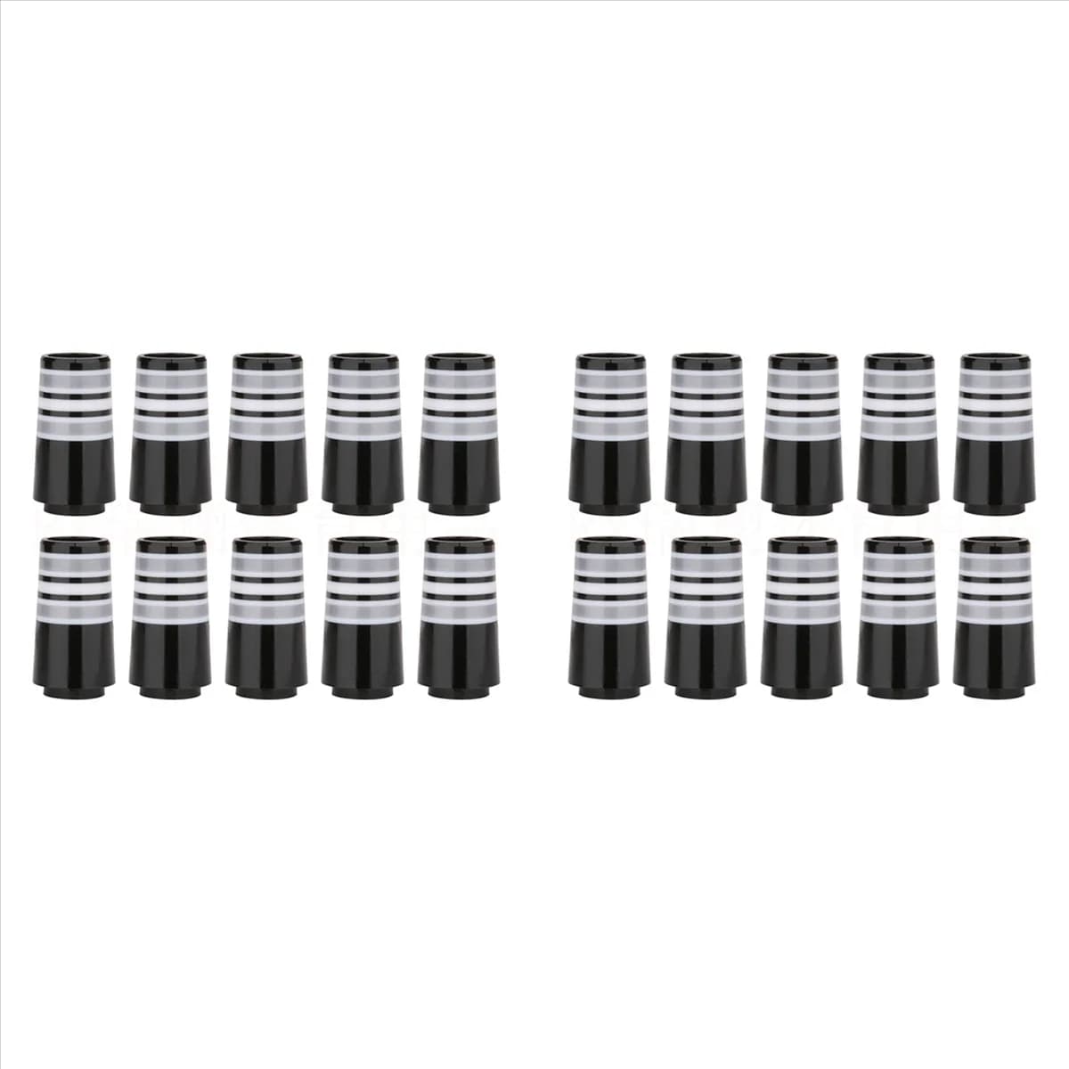 BAAU 20Pcs Golf Ferrules for 0.355 Tip Irons Shaft Sleeve Golf Iron Club Ferrules Replacement