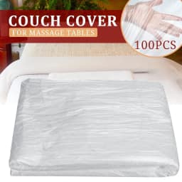 A04I 100 Pcs Disposable Couch Cover Bed Sheet Covers Protection SPA Massage Bed Cover 90X180cm