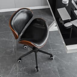 Metal Craft Stainless Steel Office Chair Solid Wood Computer Chair Lift Chair Backrest Swivel Chairs Study Dormitory Desk Chairs