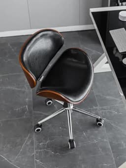 Metal Craft Stainless Steel Office Chair Solid Wood Computer Chair Lift Chair Backrest Swivel Chairs Study Dormitory Desk Chairs