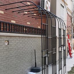 Half Arch Rack for Climbing Plants Outdoor Garden Support for Clematis or Roses Durable Grape Vine Holder Vegetable Grow System