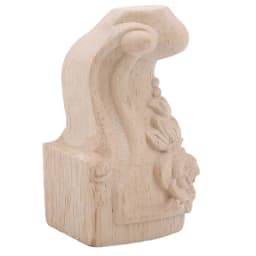 1/4/8PCS European Style Solid Wood Carved Furniture Foot Legs TV Cabinet Seat Feets Vintage Home Decor Decoration Accessories