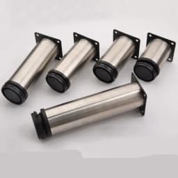 Adjustable Stainless Steel Furniture Legs 6-40cm Cabinet Feet for Table Sofa Bed Cupboard Support Replacement Hardware