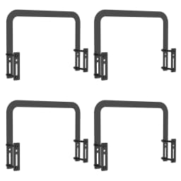 2/4Pcs Mattress Slide Stoppers Metal Non Slip Mattress Gripper Adjustable Mattress Retainer Bar Bracket for Home Metal Bed Frame