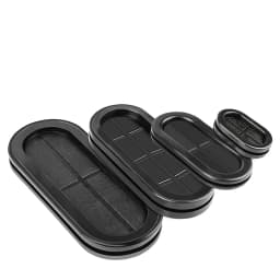 Double Side Oval Rubber Grommet Blanking Grommets Closed Gromet Blind Plugs Bung Hole Wiring Cable Gasket Seal 