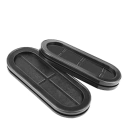 Double Side Oval Rubber Grommet Blanking Grommets Closed Gromet Blind Plugs Bung Hole Wiring Cable Gasket Seal 