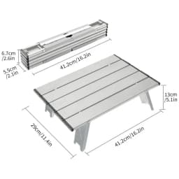 Lightweight Roll Table Mini Folding Backpacking Fishing Picnic BBQ Outdoor Table Aluminum Living Room Dining Table