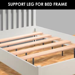 4PCS Bed Beam Support Foot Adjustable 7.8-15inch Furniture Heightening Bracket Frame Center Slats Support Leg
